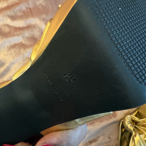 ASOS Gold Strappy Heels - Picture 8 of 8